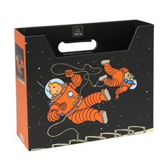 Tim und Struppi Aufbewahrungs- Box (Ordner) Spacewalk, A4 (Moulinsart 54379)