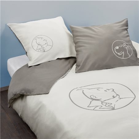 Tintin Duvet Cover and two Pillowcases Tintin and Snowy (Moulinsart 130342) 