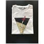 Tintin T-Shirt The lunar rocket in white, Size S-XL (Moulinsart 874) 