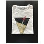 Tintin T-Shirt The lunar rocket in white, Size S-XL (Moulinsart 874) Tintin T-Shirt The lunar rocket in white, Size S-XL (Moulinsart 874)