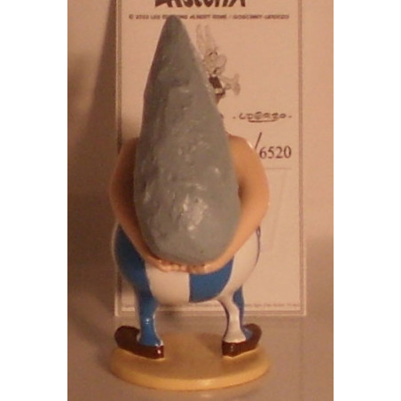 Asterix Pixi Figurine: Obelix with Menhir (Pixi 6520)