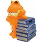 Moneybank Garfield with Pizzas, 19 cm (Plastoy 80050)