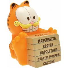 Moneybank Garfield with Pizzas, 12,5cm (Plastoy 80051)