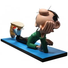 Gaston Lagaffe Statue Resin: Gaston Lagaffe with Cigarette, resin (Pronea)