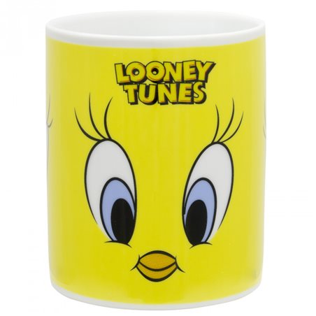 Looney Tunes Becher Tasse Tweety Face, Porzellan, 320 ml