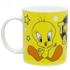 Looney Tunes Becher Tasse Tweety and Sylvester, Porzellan, 320 ml