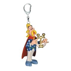 Asterix Keychain: Cacofonix with harp