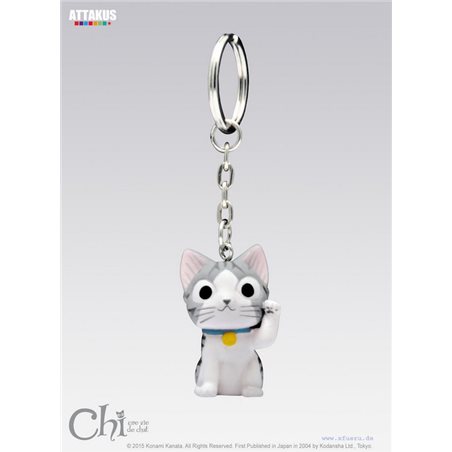 Keychain Chi cat good luck fortune