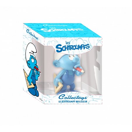 Smurf Statue Resin: The Handy Smurf, 11 cm (Plastoy 00178)