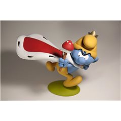 Smurf Statue Resin: Schtroumpfissime King, 12cm (Fariboles SSS)