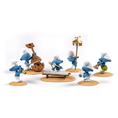 Smurfs Statue Resin: Collectible Scene The Smurfs Orchestra Part 2 (Fariboles ORC2) 