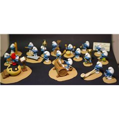 Smurfs Statue Resin: Collectible Scene The entire Smurfs Orchestra (Fariboles ORC1, ORC2 & ORC3) 