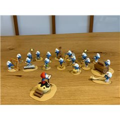 Smurfs Statue Resin: Collectible Scene The entire Smurfs Orchestra (Fariboles ORC1, ORC2 & ORC3) 