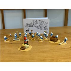 Smurfs Statue Resin: Collectible Scene The entire Smurfs Orchestra (Fariboles ORC1, ORC2 & ORC3) 