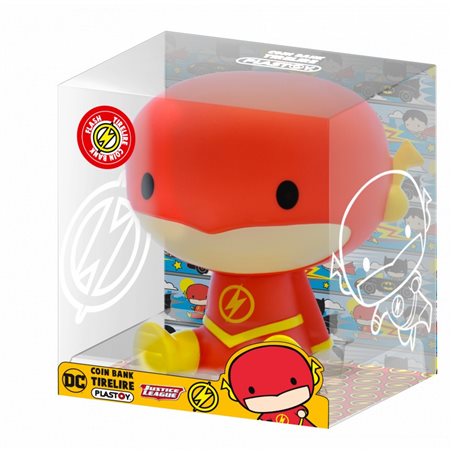 DC Comics: Chibi Moneybank Flash, 12,5cm (Plastoy 80078)