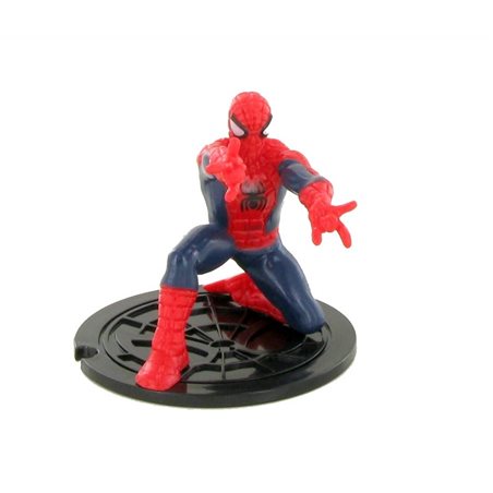 Schlüsselanhänger Spiderman kniet, 7 cm (Marvel Comics)