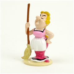 Asterix & Obelix Figur: Metallfigur Gutemine mit Besen (Pixi 6521)