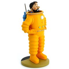 Tim und Struppi Comicfigur: Kapitän Haddock als Astronaut, 14cm (Moulinsart 42200)