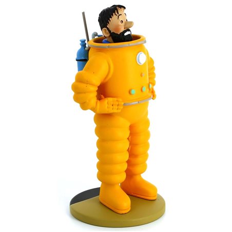 Tim und Struppi Comicfigur: Kapitän Haddock als Astronaut, 14cm (Moulinsart 42200)