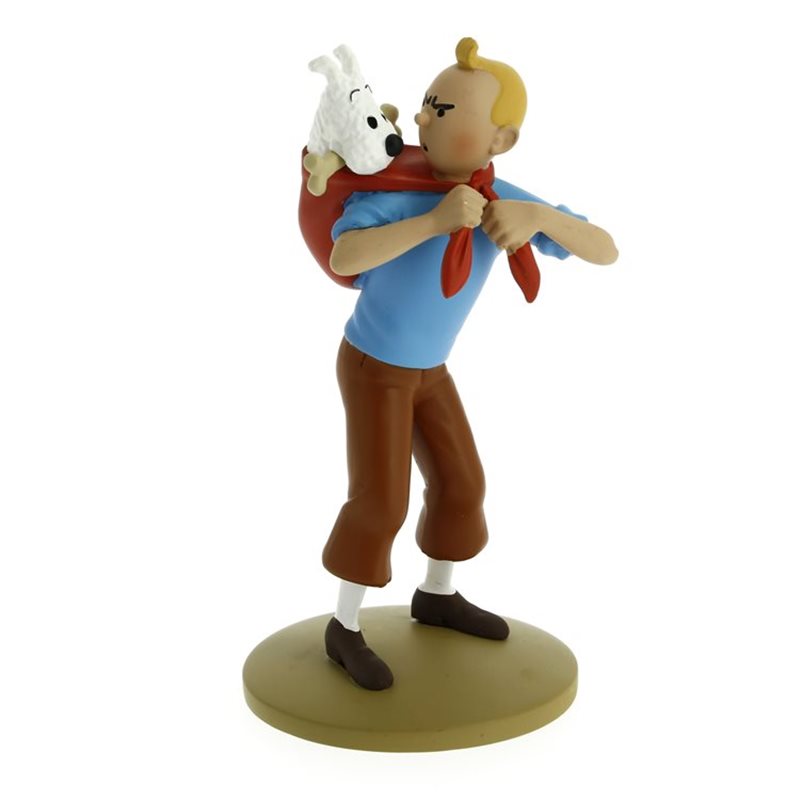 Tim und Struppi Comicfigur: Tim rettet Struppi, 11,5 cm (Moulinsart 42194)