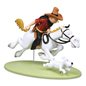 Tintin Statue Resin: Cowboy with Snowy in America (Moulinsart 42178)