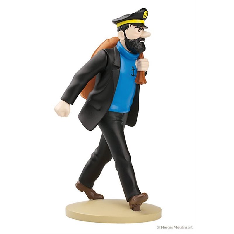 Tintin Collectible Comic Statue resin: Captain Haddock "en route" (Moulinsart 42188)