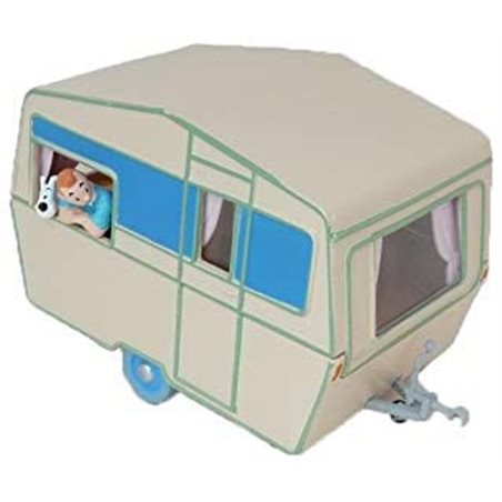Tintin car: Tintin and Snowy in the caravan Nº28 (Moulinsart 29028)