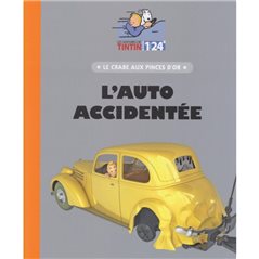Tintin Transport Model car: the crashed car Nº61 1/24 (Moulinsart 29961)