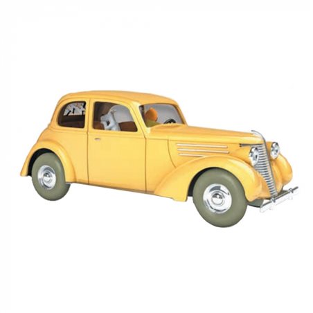 Tintin Transport Model car: the crashed car Nº61 1/24 (Moulinsart 29961)