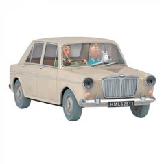 Tintin Transport Model car: the hitchhiking MG Nº67 1/24 (Moulinsart 29967)