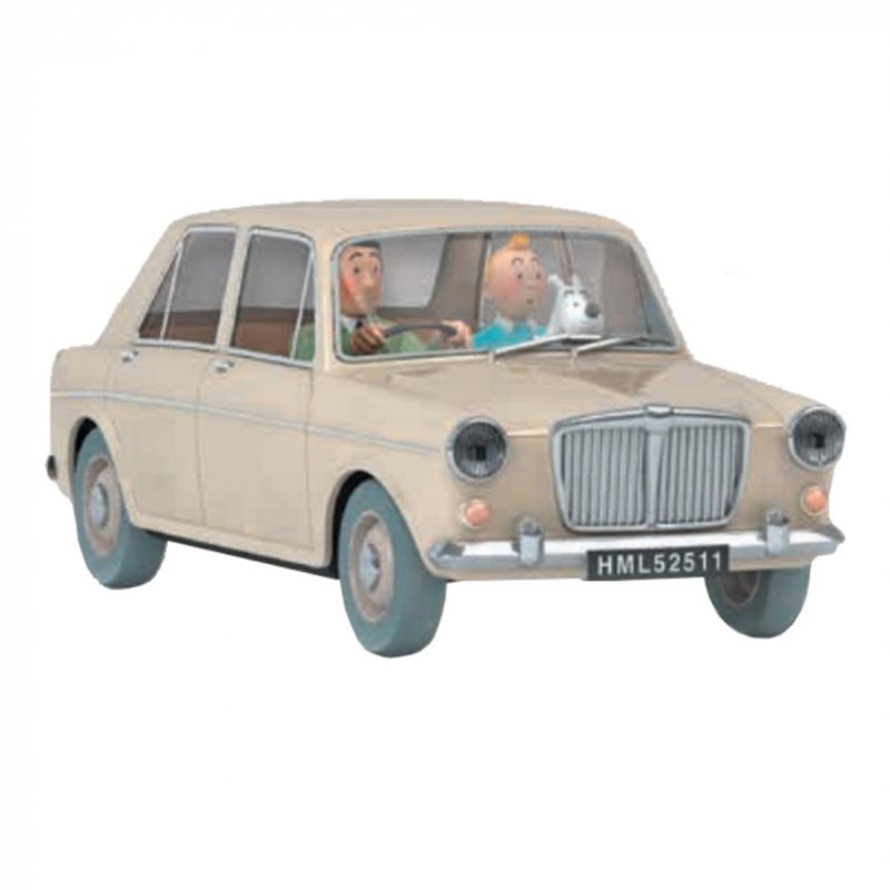 Tintin Transport Model car: the hitchhiking MG Nº67 1/24 (Moulinsart 29967)