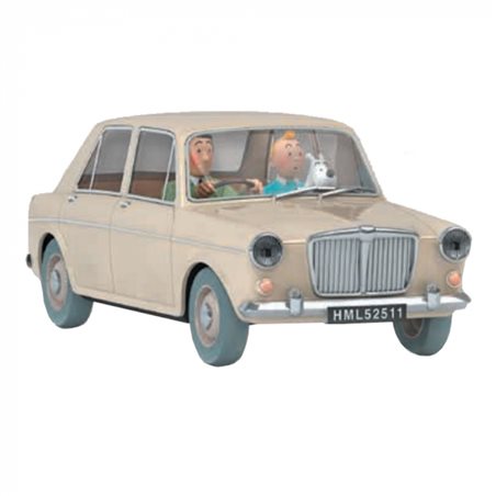 Tintin Transport Model car: the hitchhiking MG Nº67 1/24 (Moulinsart 29967)