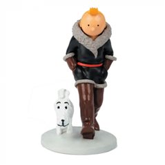 Collectible TF1 Tintin resin figurine - TINTIN WITH SCUBA DIVING