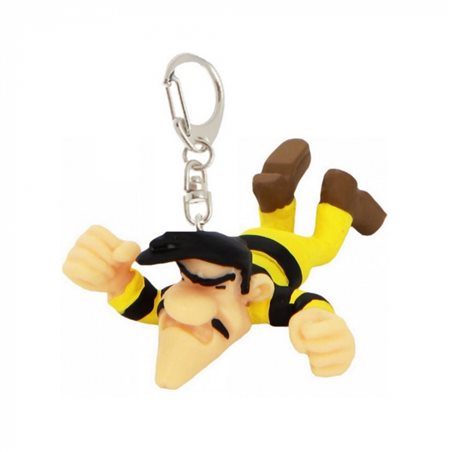 Lucky Luke Keychain: Joe Dalton angry prisoner (Plastoy 63215)