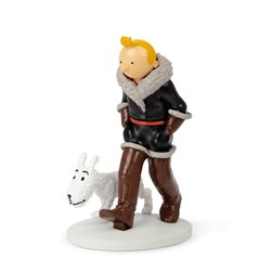 Tintin Statue Resin: In the Land of the Soviets colorized (Moulinsart 42179)