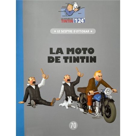Tim und Struppi Automodell: Motorrad aus König Ottokars Zepter Nº70 1/24 (Moulinsart 29970)