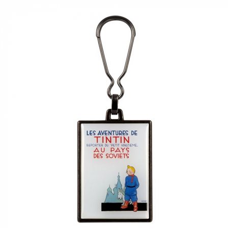 Tintin Keychain metal: Tintin au pays des Soviets, 6cm (Moulinsart 42517)