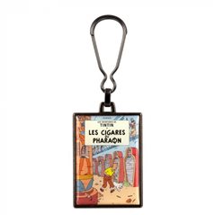 Tim und Struppi Schlüsselanhänger: Les Cigares du Pharaon, metall 6cm (Moulinsart 42523)