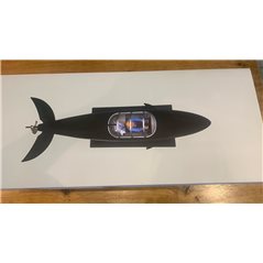 Tim und Struppi Comicfigur: Tim und Struppi im Haifisch UBoot, 77 cm (Moulinsart 40029)