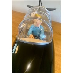 Tintin Statue Resin: Tintin and Snowy in the Submarine Shark, 77 cm (Moulinsart 40029)