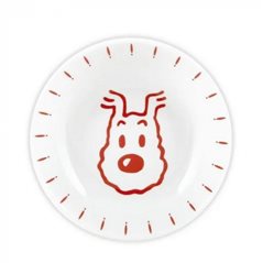 Tintin deep plate Snowy, 20,5 cm (Moulinsart 47319)