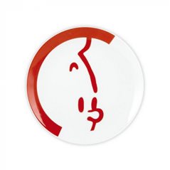 Tintin porcelain dessert plate, 21 cm (Moulinsart 47321)