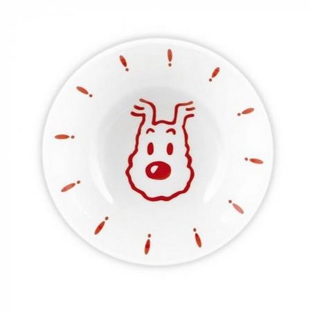 Tintin porcelain dessert plate, 21 cm (Moulinsart 47321)