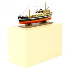 Tintin Statue Resin: the Sirius Boat, 18cm, Le Musée Imaginaire de Tintin (Moulinsart 46021)