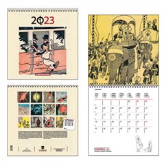 Tim und Struppi Kalender: Wandkalender Deutsch 2023, 30x30 cm (Moulinsart 24455)
