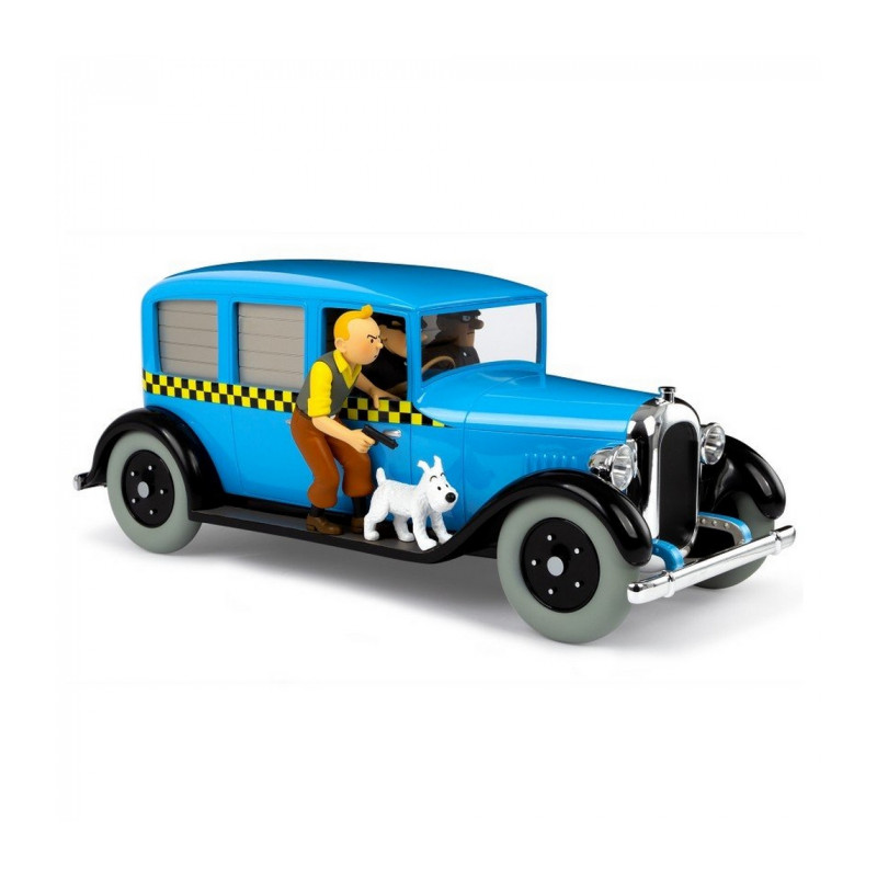 Tintin Statue Resin: The Chicago Taxi Checker 1/12 (Moulinsart 44503)