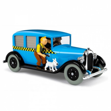 Tim und Struppi Figur Das Chicago Taxi Checker 1929 1/12, 30cm (Moulinsart 44503)