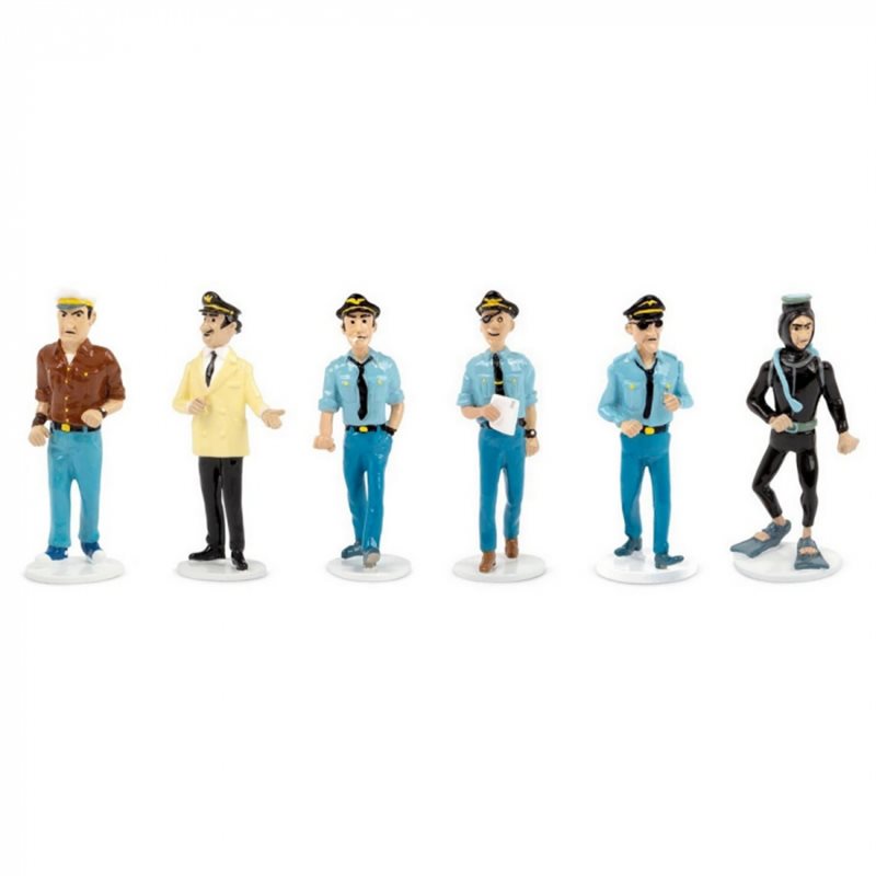 Figurines Set Tintin Moulinsart Serie 12 collection Carte de voeux 1972 (Moulinsart 2022) Figurines Set Tintin Moulinsart Serie 12 collection Carte de voeux 1972 (Moulinsart 2022)
