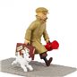 Tintin Statue Resin: Tintin and Snowy “HOMECOMING!” 22cm (Moulinsart 45994)