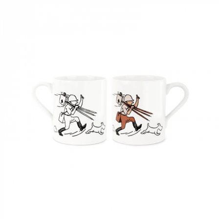 Tintin Mugs: Tintin and Snowy in the Congo, Porcelain (Moulinsart 47989)